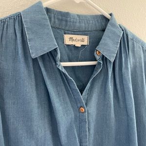 Madewell Chambray blouse, small
